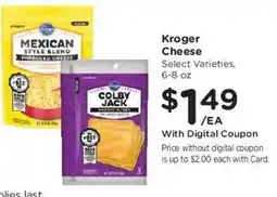 King Soopers Kroger Cheese offer