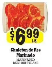 La Michoacana Marinated Beef Rib Steaks offer