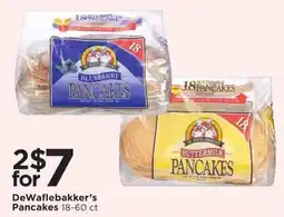 Cub Foods DeWafflebakker's Pancakes offer