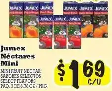 La Michoacana Jumex Nectares Mini offer