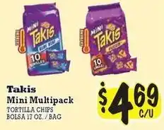 La Michoacana Takis Mini Multipack offer