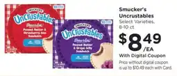King Soopers Smucker's Uncrustables offer