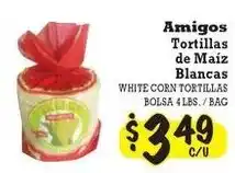 La Michoacana White corn tortillas offer