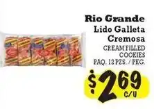 La Michoacana Rio Grande lido galleta cremosa offer