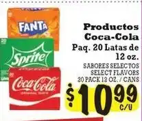 La Michoacana Coca-Cola Products offer