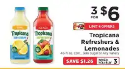 ShopRite Tropicana Refreshers & Lemondades offer