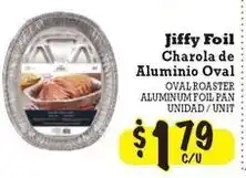 La Michoacana Jiffy Foil Oval Roaster offer