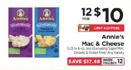 ShopRite Annie's Mac & Cheese offer