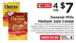 ShopRite General Mills Medium Size Cereal offer