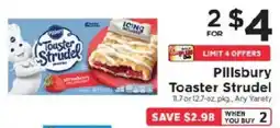 ShopRite Pillsbury Toaster Strudel offer