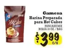La Michoacana Gamesa pancake mix offer