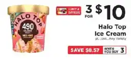 ShopRite Halo Top Ice Cream offer