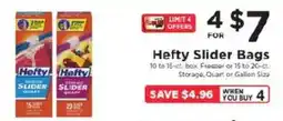 ShopRite Hefty Slider Bags offer