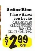 La Michoacana Caramel Flan or Rice Pudding offer