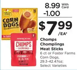 King Soopers Chomps Chomplings Meat Sticks offer
