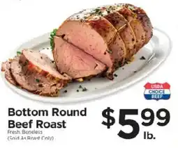 ShopRite Bottom Round Beef Roast offer