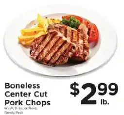 ShopRite Boneless Center Cut Pork Chops offer