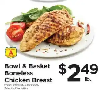 ShopRite Bowl & Basket Boneless Chicken Breast offer
