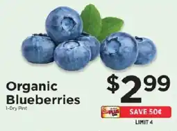 ShopRite Organic Blueberries offer