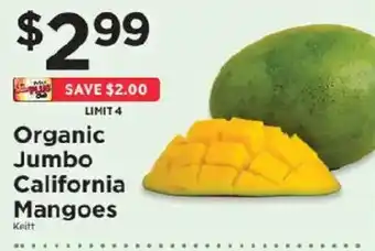 ShopRite Organic Jumbo California Mangoes offer