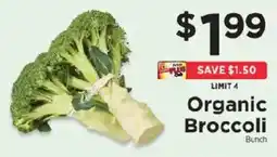 ShopRite Organic Broccoli Bunch offer