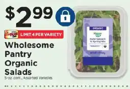 ShopRite Wholesome Pantry Organic Salads offer