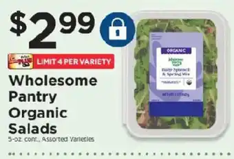 ShopRite Wholesome Pantry Organic Salads offer