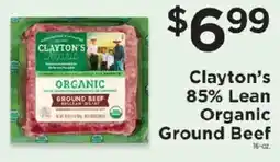 ShopRite Clayton's organic ground beef offer