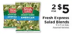 ShopRite Fresh Express Salad Blends offer