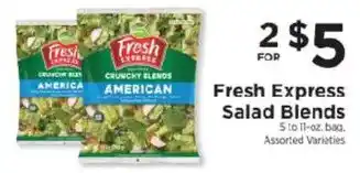 ShopRite Fresh Express Salad Blends offer