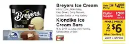 ShopRite Breyers Ice Cream or Klondike Ice Cream Bars offer