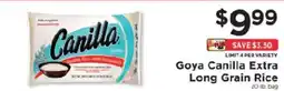 ShopRite Goya Canilla Extra Long Grain Rice offer