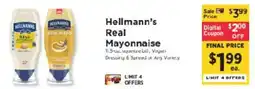 ShopRite Hellmann's Real Mayonnaise offer