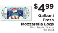 ShopRite Galbani Fresh Mozzarella Logs offer