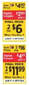 ShopRite Digital Coupon offer