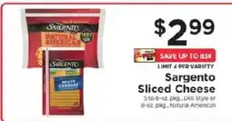 ShopRite Sargento Sliced Cheese offer