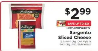 ShopRite Sargento Sliced Cheese offer