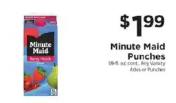 ShopRite Minute Maid Punches offer