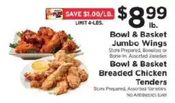 ShopRite Bowl & Basket Jumbo Wings offer