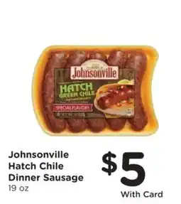 King Soopers Johnsonville Hatch Chile Dinner Sausage offer