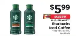 ShopRite Starbucks Iced Coffee offer