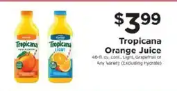 ShopRite Tropicana Orange Juice offer