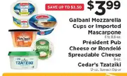 ShopRite Galbani Mozzarella Cups or Imported Mascarpone offer