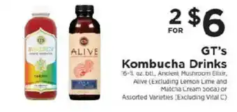 ShopRite Gt's Kombucha Drinks offer