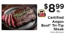 ShopRite Certified Angus Beef Tri-Tip Steak offer