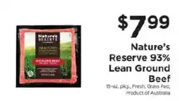 ShopRite Nature's Reserve Lean Ground Beef offer