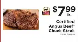 ShopRite Certified Angus Beef Chuck Steak offer
