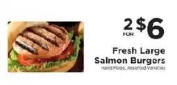 ShopRite Fresh Large Salmon Burgers offer