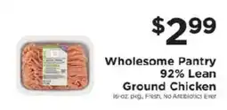 ShopRite Wholesome Pantry Ground Chicken offer
