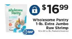 ShopRite Wholesome Pantry Raw Shrimp offer